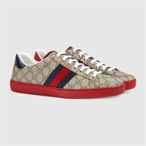 gucci ace supreme|gucci gg supreme sneakers.